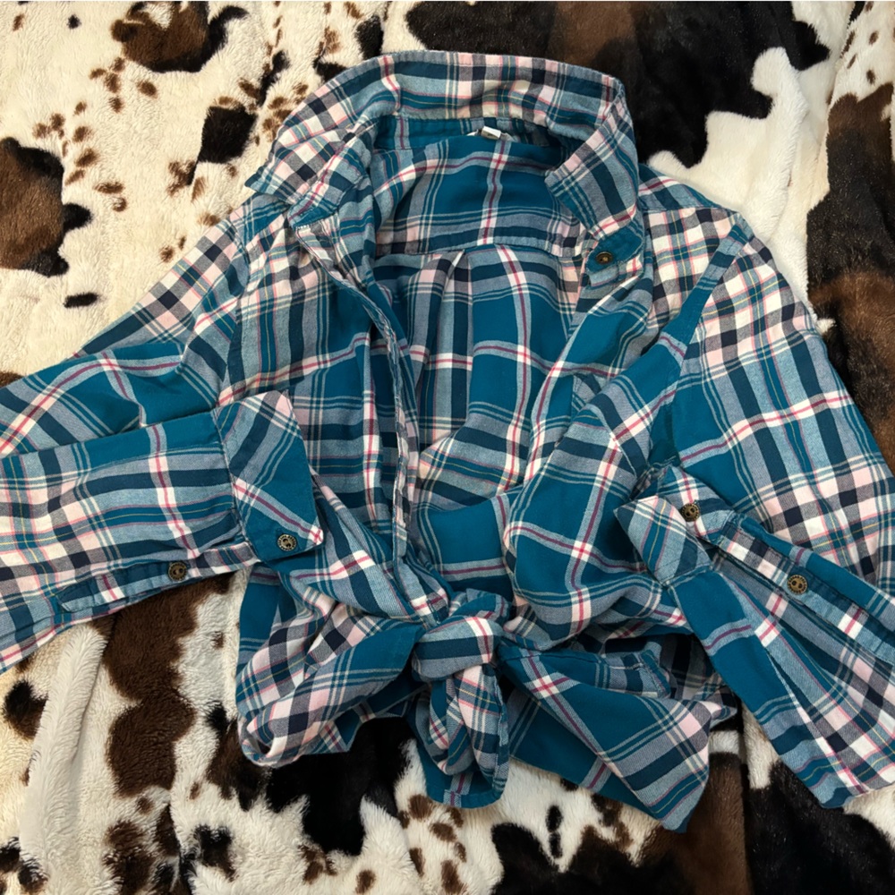 Blue flannel